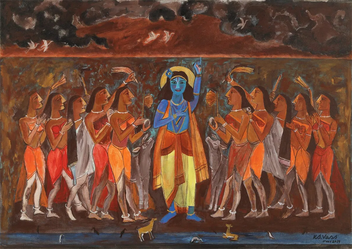 Govardhana Giridhari by K.S. Vass