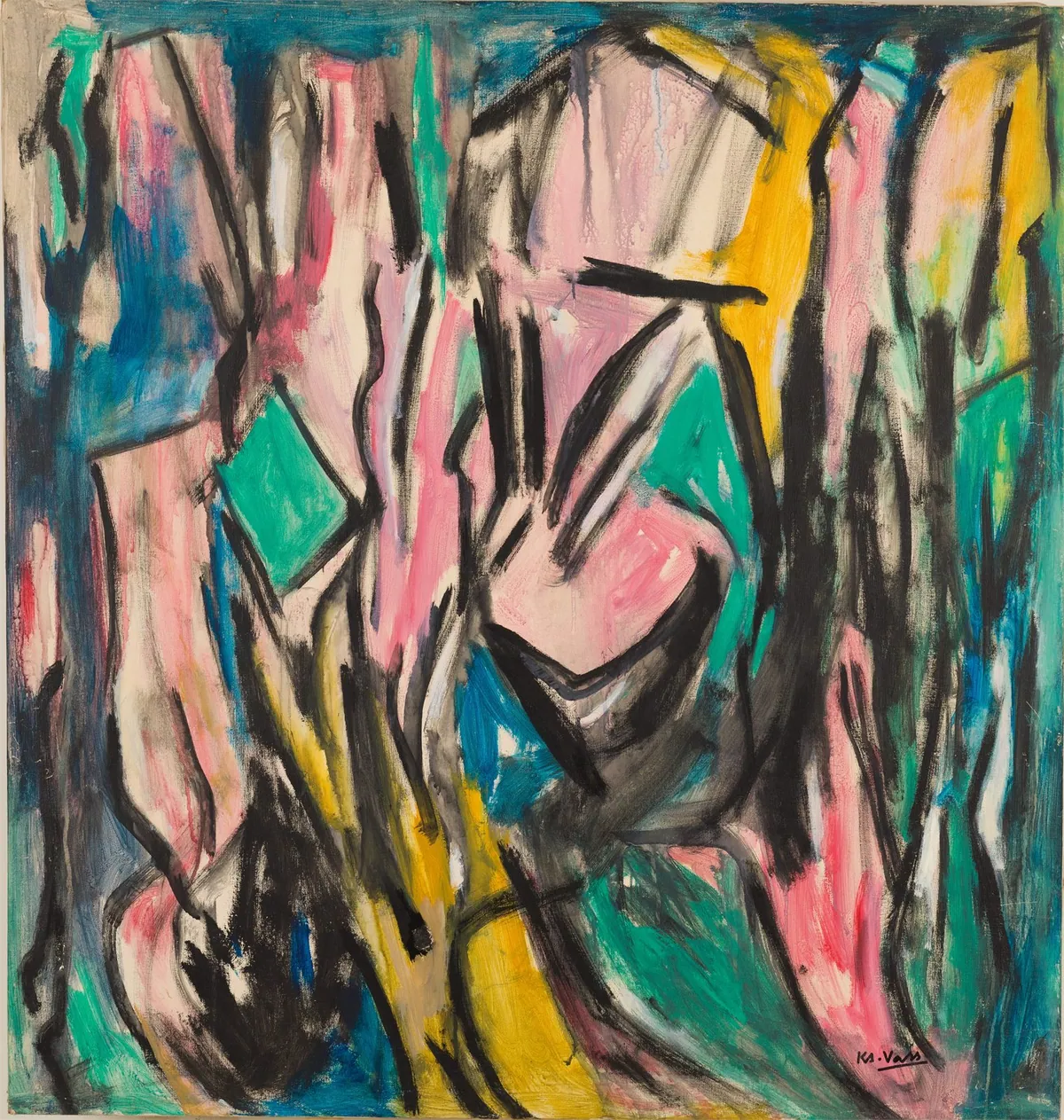 Green, Pink and Black by K.S. Vass