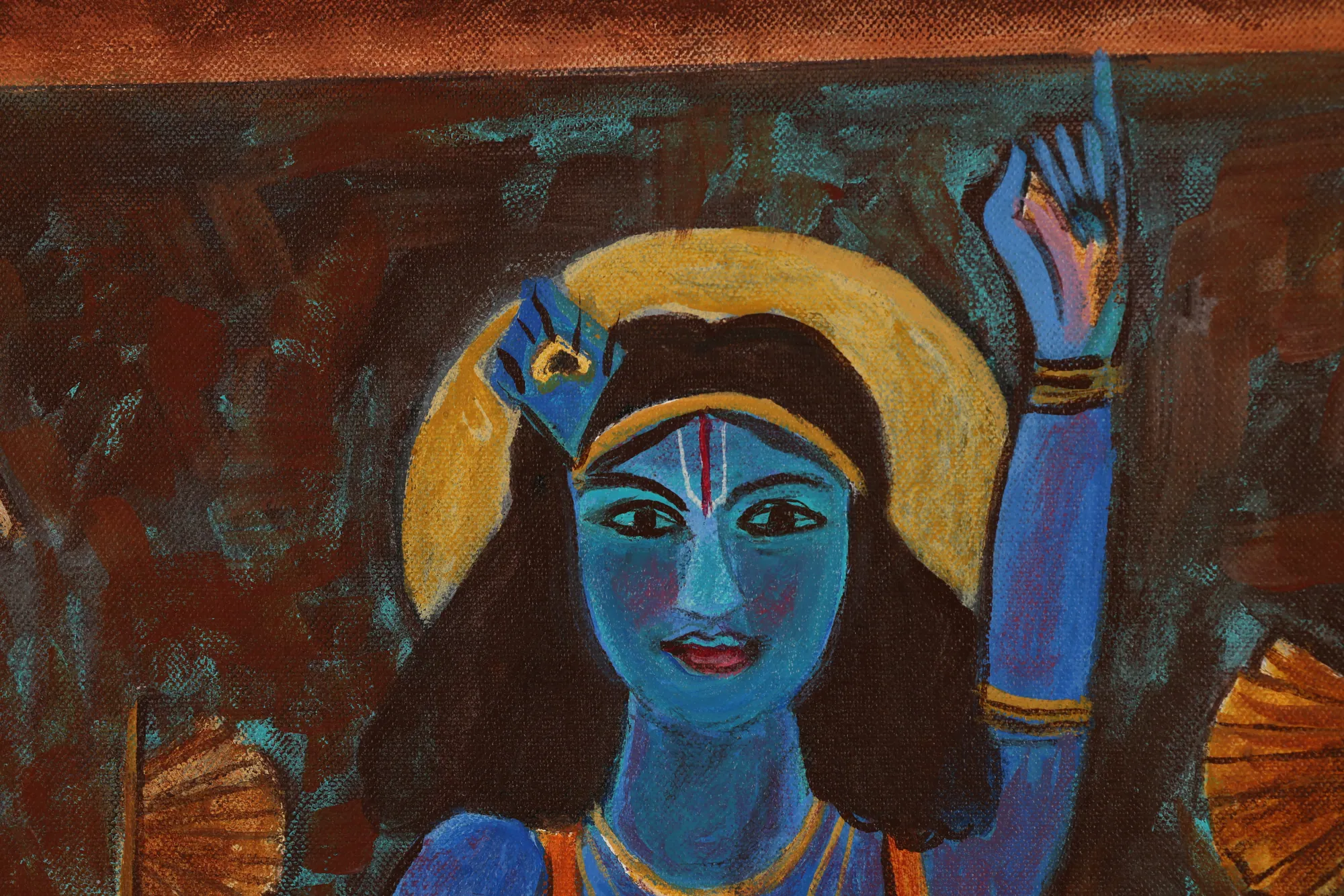 Govardhana Giridhari supporting view 2